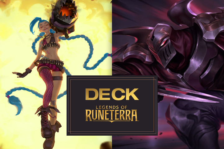 Legends of Runeterra : Deck F2P Aggro Piltover &amp; Zaun et Ionia avec Jinx et Zed sur LoR