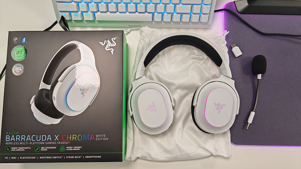 Razer Barracuda X Chroma 耳機評測：一體式音訊伴侶