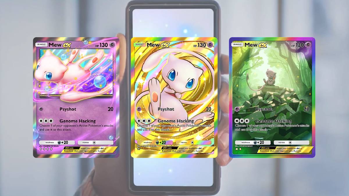 Pokémon TCG Pocket 上有 Gardevoir 的最佳 Mew EX 牌組