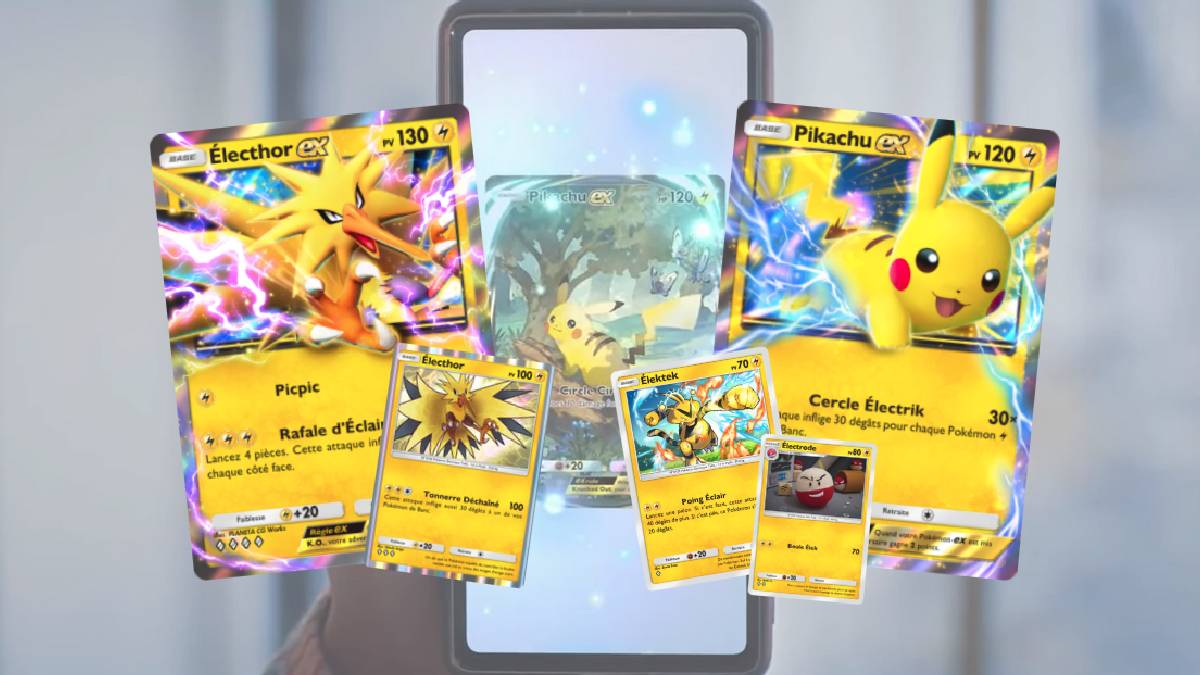 Pokémon TCG Pocket 上最好的電動牌組：皮卡丘 EX、Zapdos EX