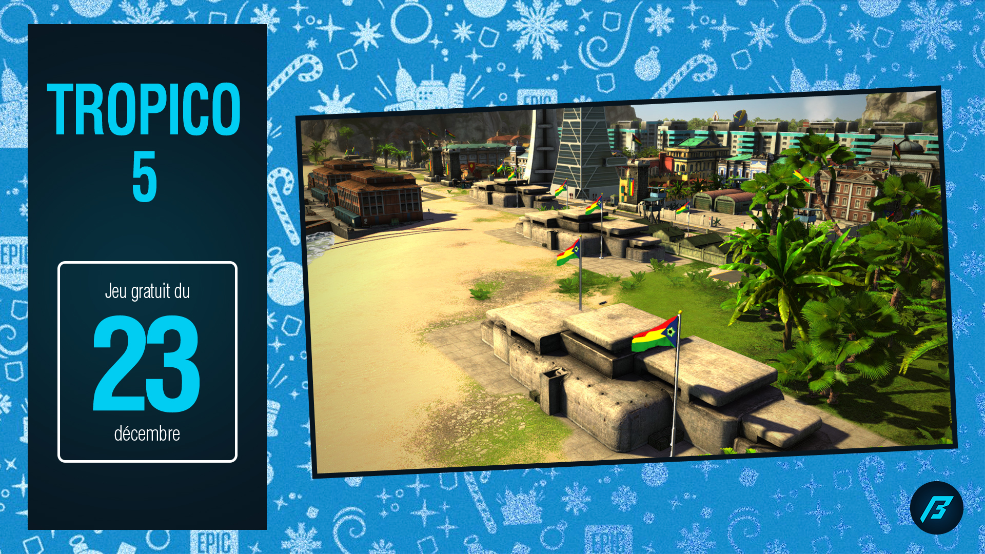 Tropico 5，Epic Games Store 12 月 23 日起免費遊戲